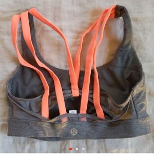 Lululemon strappy sports bra in size 4
